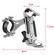 thumbnail image 4 of Road Bike Bicicleta Manillar Soporte para teléfono Soporte para teléfono móvil ajustable de 360 ​​grados para teléfonos móviles de 3,5 '' - 6,5 '' gris SOLEDAD soporte para teléfono de bicicleta, 4 of 4