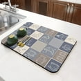 thumbnail image 4 of Coffee Bar Mat Rubber Dish Drying Mat For Kitchen Counter Coffee Mat for Home Bar Gift Kitchen Mat Coffee Bar Accessories Decorative Coffee Shop Chocolate Dish Drying Pad 23.5x15.5in, 4 of 6
