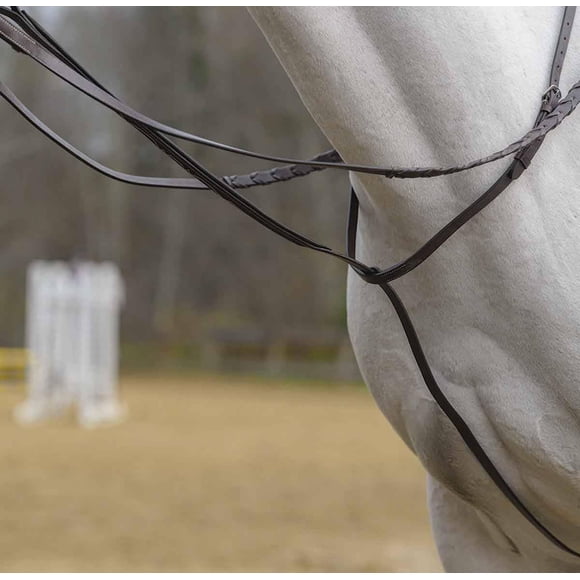 Standing Martingale Shires Avignon Pony Havana Leather