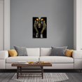 thumbnail image 2 of ZHONGYUTONG African American Wall Art Black Girl Canvas Print Fashion Black Women Pictures Modern Artwork for Living Room Decor Framed (12.00" x 18.00"), 2 of 5