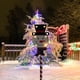 thumbnail image 5 of Luces navideñas solares de exterior con forma de muñeco de nieve | Decoraciones de hierro para jardín | Iluminación solar para ambientes festivos de patio y césped, 5 of 5