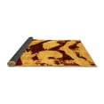 thumbnail image 2 of Ahgly Company Indoor Rectangle Abstract Yellow Modern Area Rugs, 2' x 4', 2 of 4