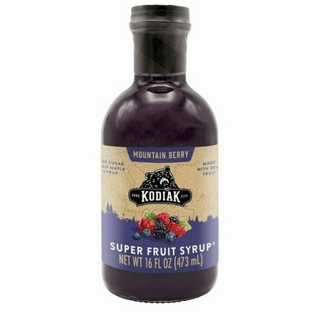 Kodiak Mountain Berry Super Fruit Syrup, 16 fl oz Bottle