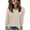 #+002Beige, variant on Long Sleeve Shirts for Women Crew Neck Tunic Comfortable 2025 Fall Tops Solid Color Loose Trendy Tees Lightweight Pullover Blouses Leopard Print S