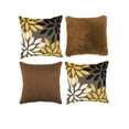 thumbnail image 1 of Set de 4 Cojines Decorativos Coprire 45 x 45 cm Café, 1 of 8