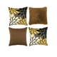 thumbnail image 1 of Set de 4 Cojines Decorativos Coprire 45 x 45 cm Café, 1 of 8