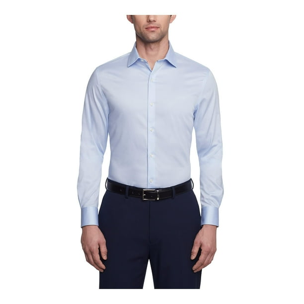 Camisa de vestir Tommy Hilfiger de sarga elástica ajustada para hombre