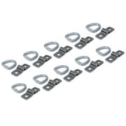 The ROP Shop | 10-Pack 3/8" Steel D Ring Tie Downs Heavy Duty Chain Rope Cable Anchor Bolt on