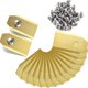 thumbnail image 1 of 45x cuchillas de titanio, cuchillas para robot cortacésped para todos los Husqvarna Automower, - Genérico, 1 of 5