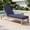 Navy Blue, variant on BaPiPro Sky Blue 2 Pack All-Weather Waterproof Outdoor Chaise Lounge Cushions, High-Density Foam Patio Pads with Detachable Zipper Covers & Non-Slip Ties for Pool Garden Backyard