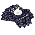 thumbnail image 2 of XMXT Woven Placemats Set of 1, Christmas Tree Decorations Stain Resistant Table Runner Anti-Skid Place Mats for Dining Table, 12 x 18 inches, 2 of 6