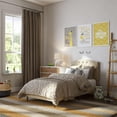 thumbnail image 2 of Home Fare Twin Diamond Tufted Upholstered Bed  Beige, 2 of 2