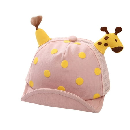 

TAIAOJING Kids Sun Hat for Girls Sunshade Sunscreen Fashion Hat Children Printing Cap Summer Kids Hat