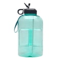 thumbnail image 2 of Eigraketly Botella de agua motivacional de 3,78 l, marcador de tiempo, citas, jarra de entrenamiento de viaje de plástico con asa, accesorios, regalos Ropa Deportiva, Zapatos Verde claro Eigraketly OD019765-04B, 2 of 6