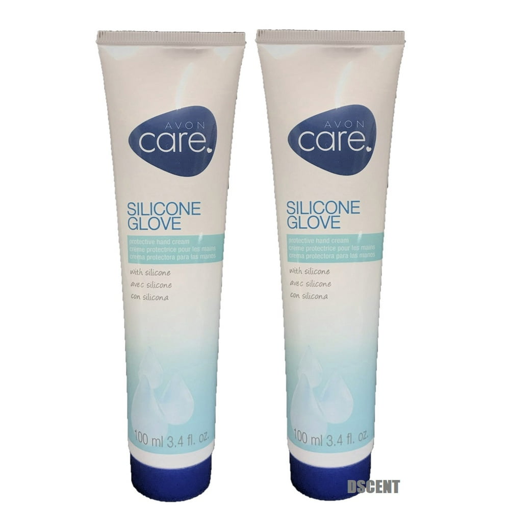 Avon 2 Pack Avon Care Silicone Glove Hand Cream Formula Softens Skin
