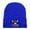 Blue, variant on OOOUM Unisex Highland Cow Embroidered Knit Beanie Soft Stretchy Warm Winter Skull Cap Outdoor Daily Casual Hat For Men Women Black