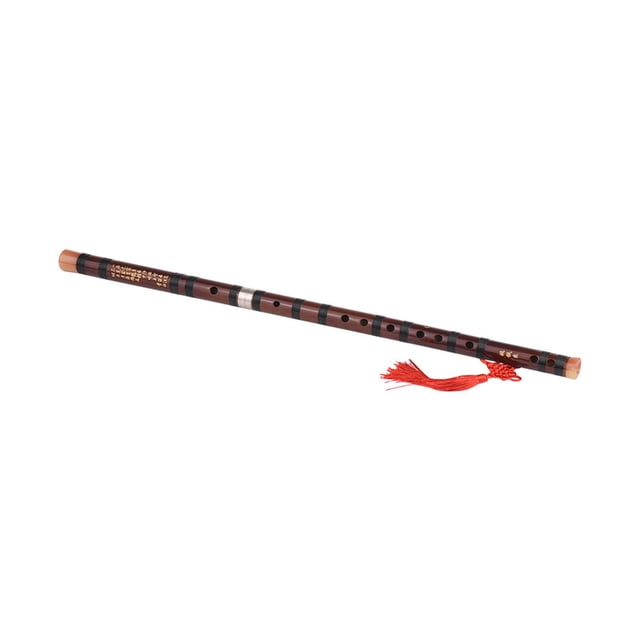 Chinese Bamboo Flute,Portable Traditional C Key Dizi Bitter Bamboo Flute Wind Instruments with Chinese Knot for Beginners