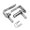 big-Silver, variant on Rustproof Double Swing Action Hinge 360 Degree Rotating Shaft Stainless Steel Concealed Door Pivots Hinges Enduring