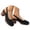 Black, variant on Heydday Women's High Heel Sandalsï¼Round Toe Hollow Embroidery Slingback Heel Sandals, Adjustable Buckle Platform Cutout Breathable (Black/36)