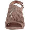 thumbnail image 2 of Franco Sarto Womens Monaco2 Leather Open Toe Casual Mule Sandals, 2 of 5