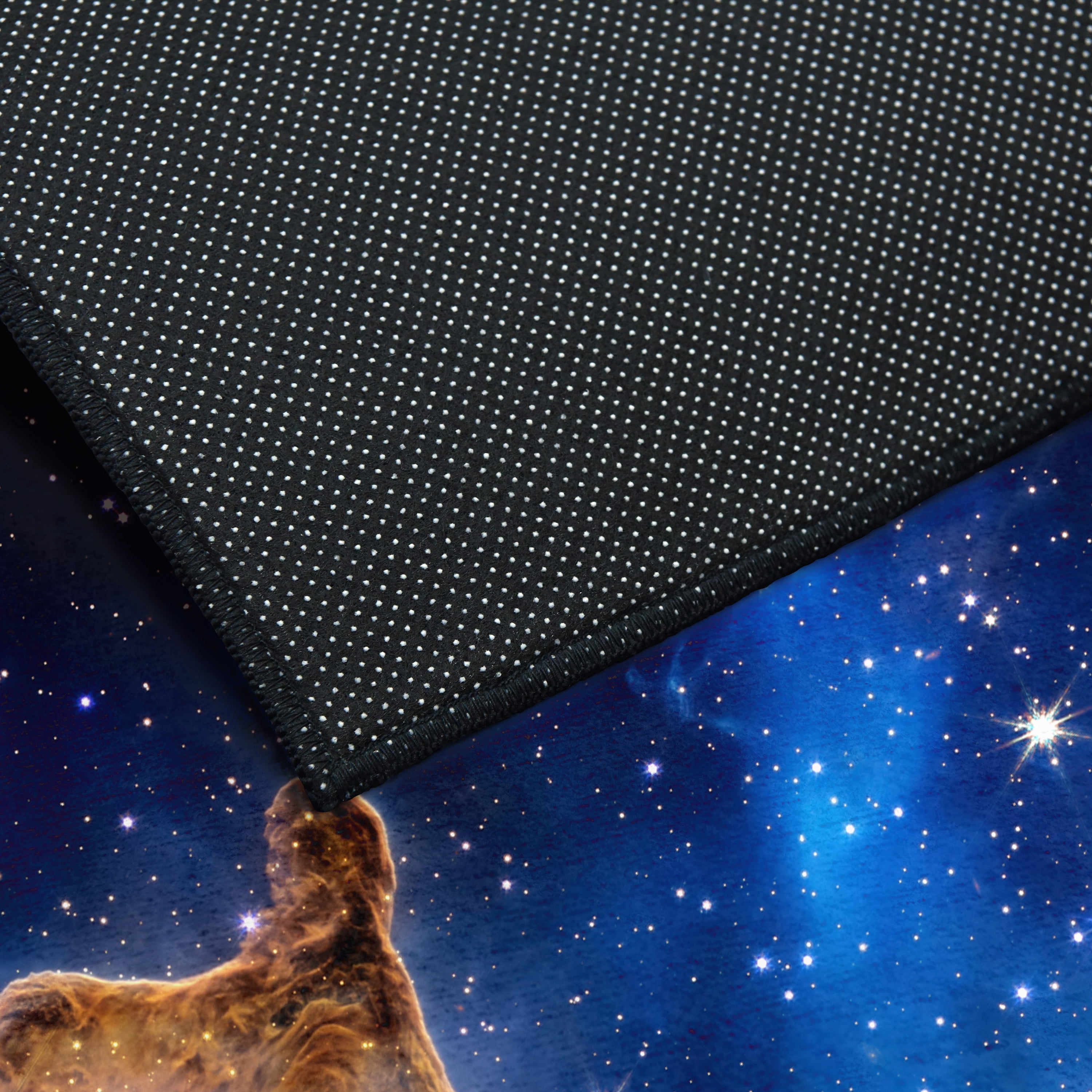 The James Webb Space Telescope Washable Art Area Rug size 5'x8', Power-loomed, Heavenly Softness with Non-Slipping Backing