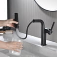 thumbnail image 2 of Single Hole Pull Down Kitchen Faucet, 3 Settings Kitchen Faucet, 2 of 5