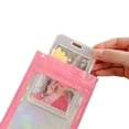 thumbnail image 3 of Bolsa ziplock de almacenamiento de color láser, placa adhesiva, joyería, bolsillo sellado grueso, material de embalaje de tarjeta adhesiva, regalo colorido, 3 of 4