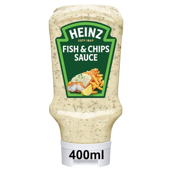 Heinz Fish and Chips Tartare Style Sauce 400g, Imported from Britain