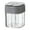 Grey, variant on Cost-Effective! WEIWEIGG 4-in-1 Spice Organizer with Sealed Lids, Stackable Countertop Seasoning Containers, Space-Saving, Clear Window Moisture-Proof Salt/Pepper Dispenser