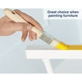 Paint Brush Square for Windows, Ledges and Narrow Moldings, White