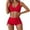 C1000/Red, variant on Womens Bikini Sets Women Retro High Waisted Bathing Suit Racerback Bikini Swimsuits Summer Beach Vacation Bathing Suits
