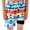 Blue-44, variant on Kids Swim Trunks Ice Cream Drip Print Double Layer Design With Built In Liner Quick Dry Beach Vacation Swimming Shorts,Sky Blue,150