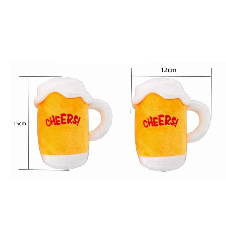 Beer mug 2025 dog toy