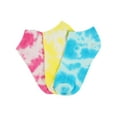 thumbnail image 2 of MeMoi Tie-Dye Low-Cut Cotton Blend Socks - Girls - Female, 4-6, Assorted, 2 of 8