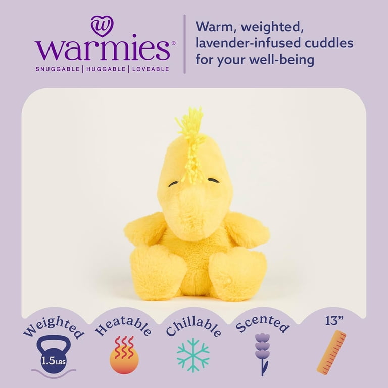 Warmies Microwavable Weighted Stuffed Animal, Lavender-Scented