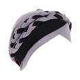 thumbnail image 2 of lnmuld Two Tone Braided Turban Hat Stretch Fashion Head Wrap Head Cover Size:One Size, 2 of 3