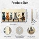 thumbnail image 3 of Organizador de llaves de madera para pared con 5 ganchos para llaves, ideal para casa, con diseño de gatos calicó, 3 of 9