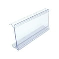thumbnail image 4 of Wire Shelving Label Holder, Clear Plastic Clip On Ticket Holder with Sleeve, 3" x 1.25", 10 Pack, 4 of 6
