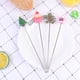 thumbnail image 5 of 4 piezas de acero inoxidable Pin de prueba de pastel Probador de pan Sonda Herramienta para hornear para galletas Magdalenas Muffin (Tarta de fresa + Mano + Árbol de Navidad + Muñeco de nieve), 5 of 7