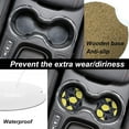 thumbnail image 4 of Car Coasters 2 Pack Stone Cup Holder Lemons Black Absorbent Drink Car Coaster Ceramic Set Small Cup Coasters, 4 of 6