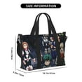 thumbnail image 2 of My Hero Academia Animation Duffle Bag Overnighter Weekender Travel Bag Tote Carry On Bag School Practice Handbag Crossbody Fitness Bag For Women Men Boys Girls, 2 of 7