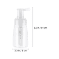 thumbnail image 4 of Empty Spray Bottle Glitter Containers Powder Household Refillable Clear Hair Gel Hand Soap Dispenser (Transparent), 4 of 7