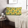 thumbnail image 6 of Naloa Roosters And Sunflowers Pillowcase, Throw Pillowcase, Wrinkle-Free, Stain-Resistant with Hidden Zipper for Bedroom Sofa-14"x20", 6 of 6