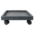 thumbnail image 2 of 1 Pce Plateau de Plante Support de Pot de Fleurs avec Roues Support Roulettes Chariot pour Jardin Intérieur Extérieur, 2 of 6