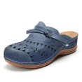 thumbnail image 5 of Sandalias ortopédicas para caminar talladas huecas para mujer, zapatos sin cordones para ir de compras al aire libre, 5 of 5