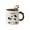 N, variant on XKHHLH Cute Panda Coffe Mugs Gift with Lid & Spoon, Stuff Kitchen Decor Ceramic Tea Coffee Cup, 3D Animal Mug Birthday Gifts for Women Men Girls Pandas Lovers