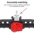 thumbnail image 3 of RC Rear Axle Link Mount, Alloy Metal Rear Link Mount Compatible with SCX10 III LCG 1/10 RC Car, 3 of 7