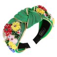 thumbnail image 1 of Qianxuan Rhinestone Crystal Headband For Women Handmade Jewelry Girls Hair Accessories Diamond Fashion Headbands Girl Handmade Beaded Glitter Flower H, 1 of 4