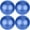 4 Blue Balls, variant on Small Pilates Ball, Therapy Ball, Mini Workout Ball, Core Ball, 9 Inch Small Exercise Ball, Pilates, Yoga, Workout, Bender, Core Training and Physical Therapy, Improves Balance