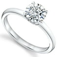 thumbnail image 3 of Metal Masters 1Ct. Lab Grown Diamond Solitaire Under-Halo Croisee 14K White Gold Womens Engagement Wedding Ring Igi Certified, 3 of 6
